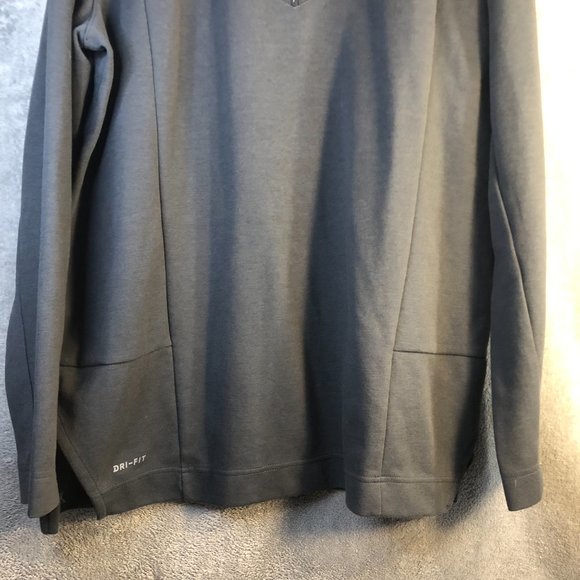 Nike Men's Basketball Sideline On-Field Dri-FIT Half-Zip UV Performance Pullover - Picture 3 of 14